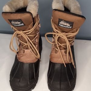Itasca Winter Rain Snow Boots Thinsulate Tan